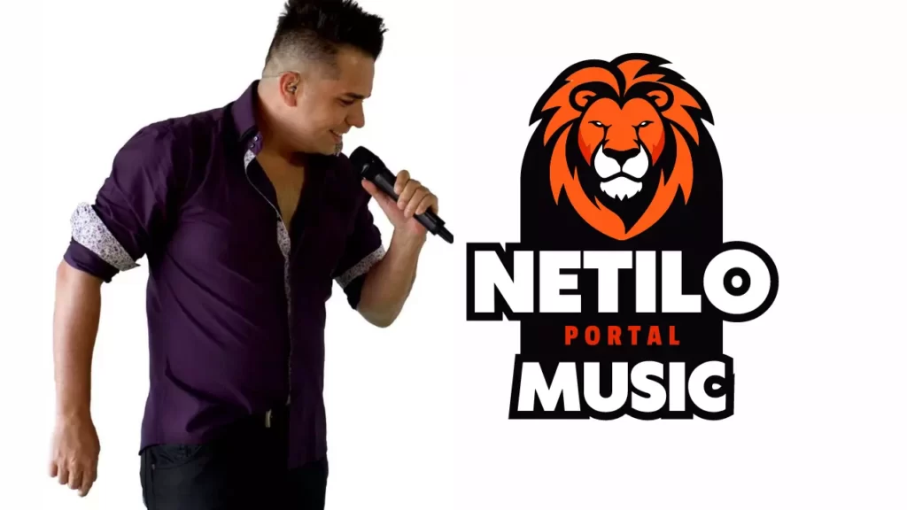 sobre o Fundador da netilo music cantado ao lado da logo do portal netilo music